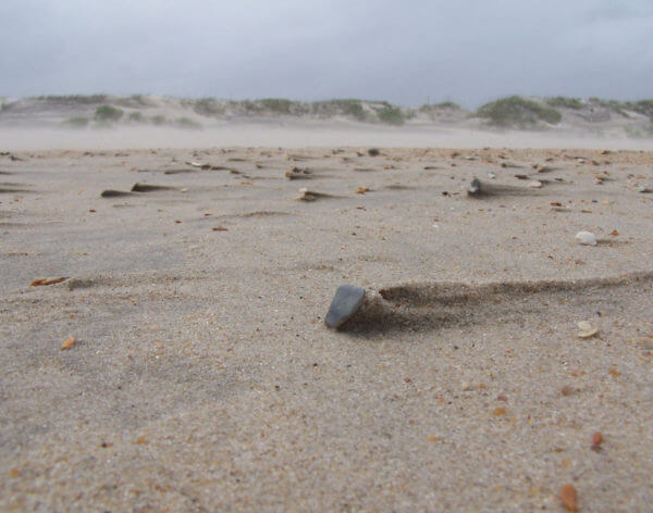 Pebbles on a NC beach